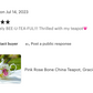 Grace's Rose Bone China Teapot