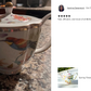 Spring Flowers with Hummingbird Fine Porcelain Teapot