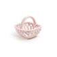 Hand Woven Easter Small Basket - Pink