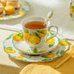 Lemon Garden Fine Porcelain Dessert/Dinner Plate