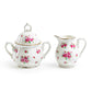Rose Bud Fine Porcelain Mini Sugar & Creamer Set