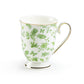 Greeny Garden Fine Porcelain Footed Mug