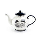 Halloween Victorian Skulls Teapot