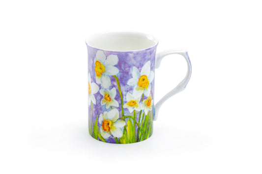 Stechcol Gracie Bone China Daffodil Purple Bone China Mug