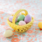 Hand Woven Easter Small Basket - Yellow