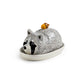 Raccoon with Acorn Butter Dish
