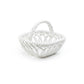 Hand Woven Easter Medium Basket - White