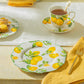 Lemon Garden Fine Porcelain Dessert/Dinner Plate