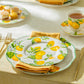 Lemon Garden Fine Porcelain Dessert/Dinner Plate