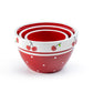 Red Cherry 3-Piece Bowl Set