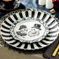 Halloween Victorian Skulls Dessert/Dinner Plate