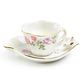 Songbird Rose Fine Porcelain Tea Cup and Saucer