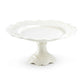 Grace Teaware White Victorian Fine Porcelain 10" Cake Stand