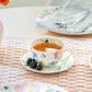 Indigo Garden Grace Bone China Cup and Saucer