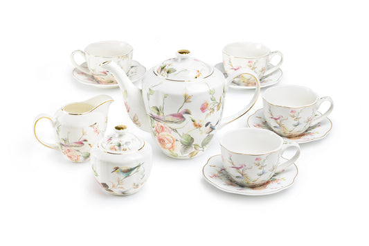 Magnolia Garden Fine Porcelain Tea Set