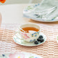 Indigo Garden Grace Bone China Cup and Saucer