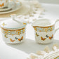 Grace Teaware Butterflies with Blue Ornament Fine Porcelain Sugar & Creamer Set