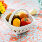 Hand Woven Easter Medium Basket - White