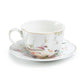 Magnolia Garden Fine Porcelain Tea Cup and Saucer