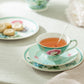 Mint Flower Garden Fine Porcelain Cup and Saucer Sets