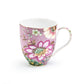 Peacock Lotus Garden Pink Fine Porcelain Mug