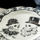 Halloween Victorian Skulls Dessert/Dinner Plate