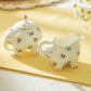 Floral Elephant Fine Porcelain Sugar & Creamer Set