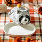 Raccoon with Acorn Butter Dish