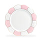 Grace Teaware Pink Gold Scallop Fine Porcelain Dinner Plate