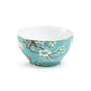 Peacock Lotus Garden Green Fine Porcelain Bowl