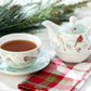 Winter Cardinals Fine Porcelain Tea For One Set