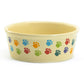 Fido's Diner colorful paws print pet bowl