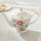 Grace Teaware Pink Floral Garden Fine Porcelain Teapot
