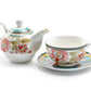 Emperor's Garden Fine Porcelain Tea For One Set