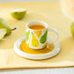 Pear Delight 4oz Demitasse Cup and Saucer