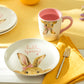 8.5" Hello Spring Happy Easter Bunny Salad/Dessert Plate