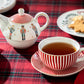 Nutcracker Wonderland Red Stripes Fine Porcelain Tea For One Set