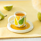 Pear Delight 4oz Demitasse Cup and Saucer