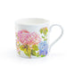 Hydrangea with Hummingbird Bone China Mug