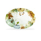 fall pumpkin leaves oval platter