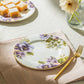 7.75" Pansy Bone China Dessert Plate