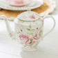 Stechcol Gracie Bone China Beau Rose Bone China Teapot
