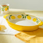 Lemon 2 qt. Oval Casserole