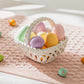 Hand Woven Easter Small Basket - White
