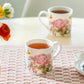 Hydrangea with Hummingbird Bone China Mug