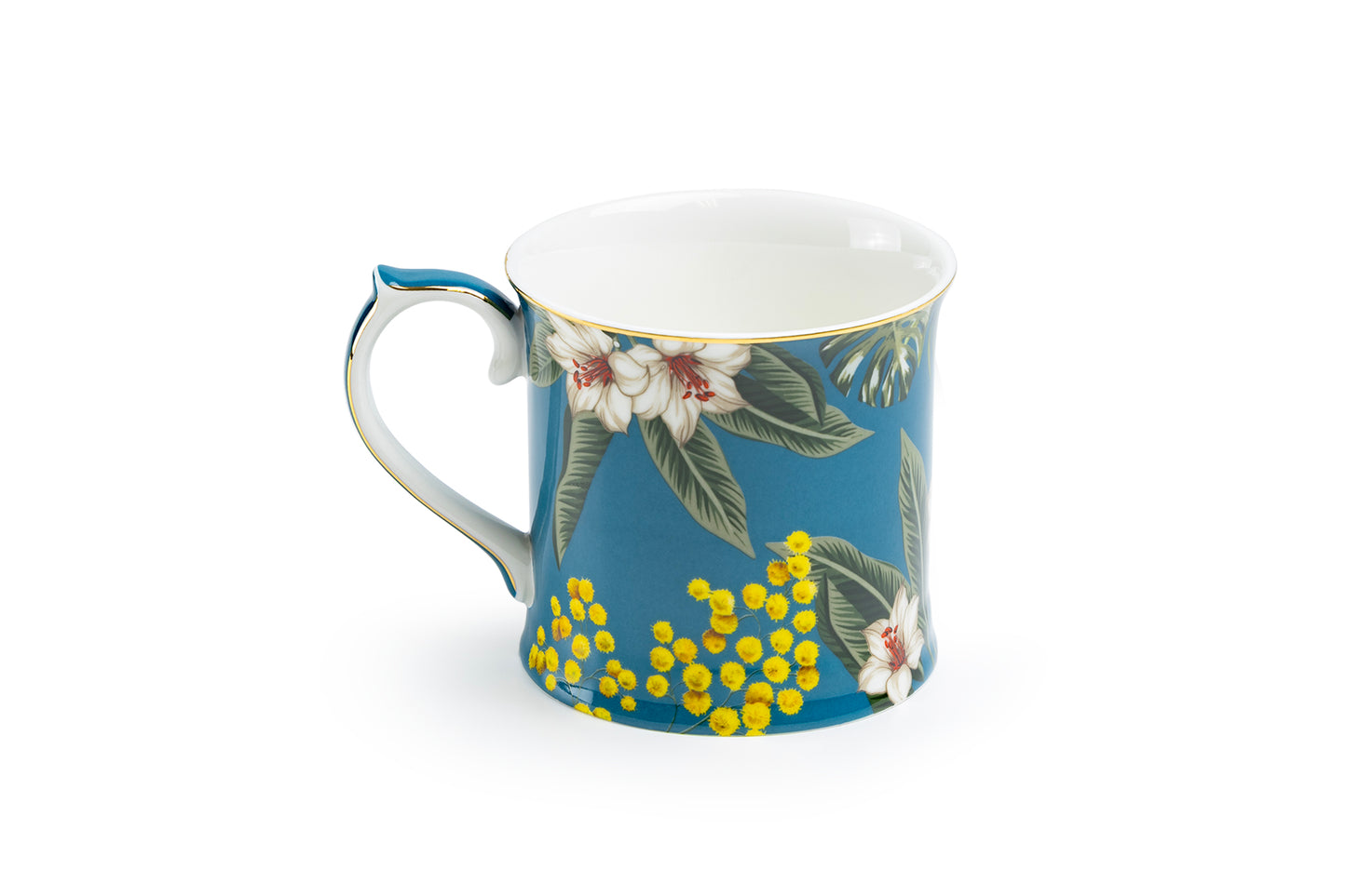 Tropical Leopard Fine Porcelain Mug