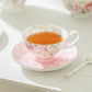 Beau Rose Bone China Tea Cup and Saucer