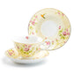 Rose Bud with Hummingbird Bone China Tea Cup and Saucer set