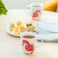 Red Seahorse Bone China Mug