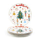 Nutcracker Wonderland Fine Porcelain Dessert/Dinner Plate